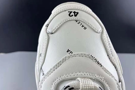 Savvy-priced Compact 8327 BALENCIAGA TRIPLE S TRAINERS WHITE LETTERS 541624 W09O1 8013