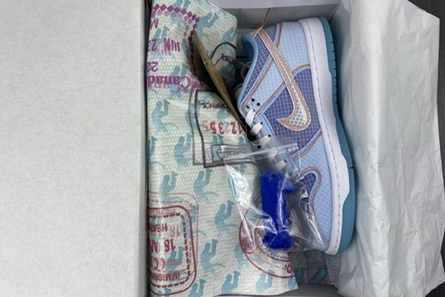 Premium replica Cozy 332 Nike Dunk Low Union Passport Pack Blue  DJ9649-400