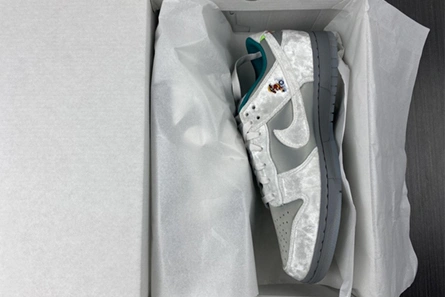 Designer inspired Cozy 5204 Nike Dunk Low Ice  DO2326-001
