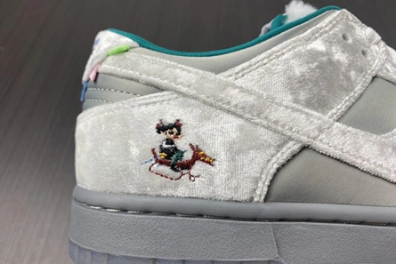 Designer inspired Cozy 5204 Nike Dunk Low Ice  DO2326-001