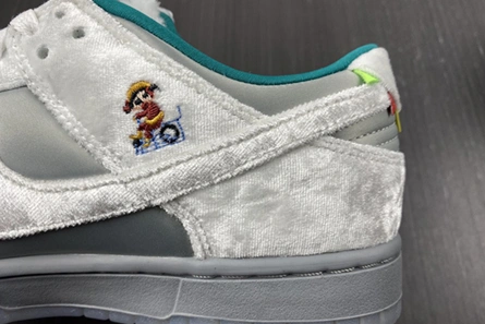 Designer inspired Cozy 5204 Nike Dunk Low Ice  DO2326-001