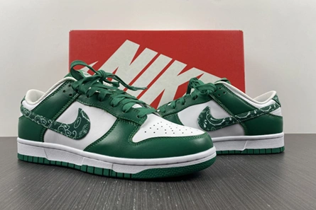 Parallel design Cozy 7149 Nike Dunk Low Essential Paisley Pack Green  DH4401-102