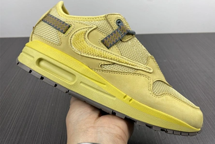 DailyWear 2847 Nike Air Max 1 Travis Scott Cactus Jack Saturn Gold DO9392-700