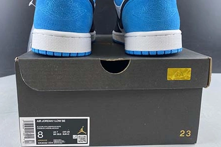 Luxury copy DailyWear 4348 Air Jordan 1 Low “Laser Blue” CK3022-004