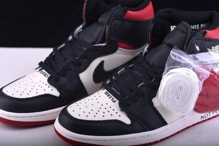 Master copy DailyWear 6808 Air Jordan 1 No Ls Not For Resale Varsity Red 861428-106