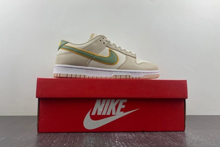 Durable 2516 Nike Dunk Low Pale Ivory Oil Green (Women's)  FQ6869-131