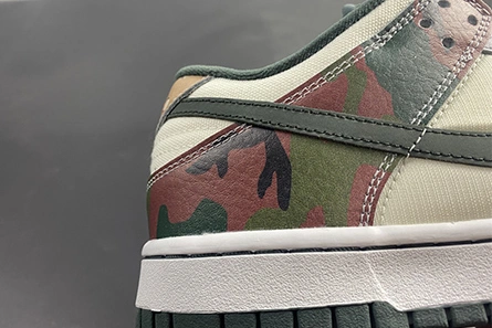 Style match Durable 2852 Nike Dunk Low SE Sail Multi-Camo  DH0957-100
