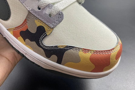 Style match Durable 2852 Nike Dunk Low SE Sail Multi-Camo  DH0957-100