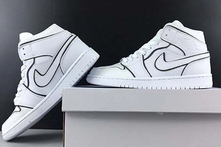 Fashion duplicate Durable 3451 Air Jordan 1 Mid SE WMNS CK6587-100