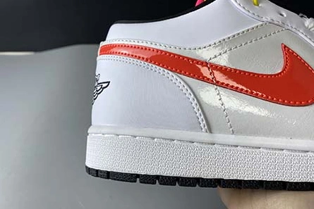 Durable 5999 Jordan 1 Low White Multi-Color CW7009-100