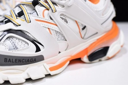 Entry-level luxury Durable 9191 Balenciaga Sneaker Tess.s.Gomma W06G0 2001 ORANGE WHITE