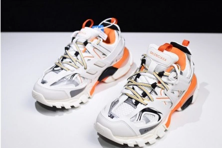Entry-level luxury Durable 9191 Balenciaga Sneaker Tess.s.Gomma W06G0 2001 ORANGE WHITE