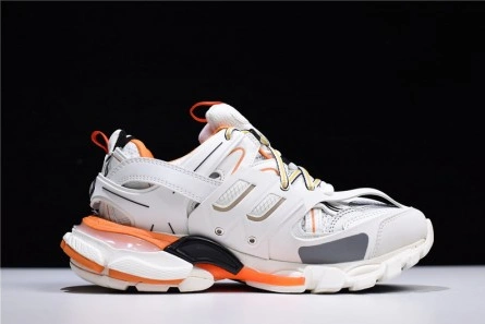 Entry-level luxury Durable 9191 Balenciaga Sneaker Tess.s.Gomma W06G0 2001 ORANGE WHITE