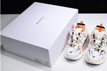 Entry-level luxury Durable 9191 Balenciaga Sneaker Tess.s.Gomma W06G0 2001 ORANGE WHITE
