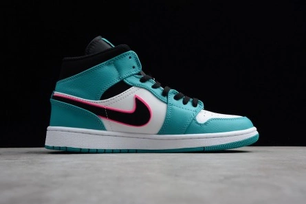 Premium replica EasyMatch 6387 Air Jordan 1 Mid South Beach 852542-306
