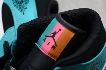 Premium replica EasyMatch 6387 Air Jordan 1 Mid South Beach 852542-306