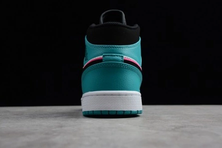 Premium replica EasyMatch 6387 Air Jordan 1 Mid South Beach 852542-306