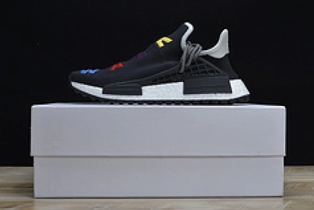 Mirror quality Efficient 1002 Pharrell x Adidas NMD Hu Tri-Color Black Running shoes 114970010