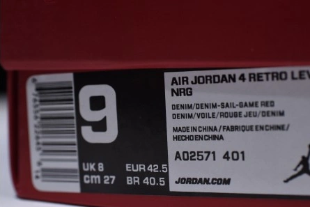 Inspired design Efficient 2802 Levi's x Nike  Air Jordan 4 Denim AO2571-401