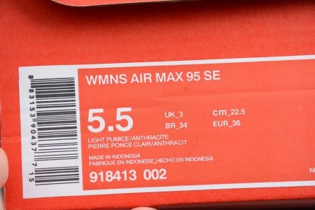 Fair-priced Efficient 3337 Nike Air Max 95 Confetti 918413-002
