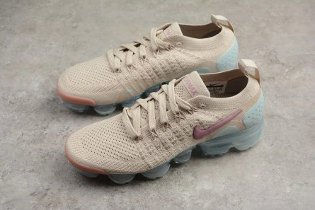 1:1 copy Elegant 1688 Nike Air VaporMax Flyknit 2.0 Particle Beige Smokey Mauve  womens 942843-203