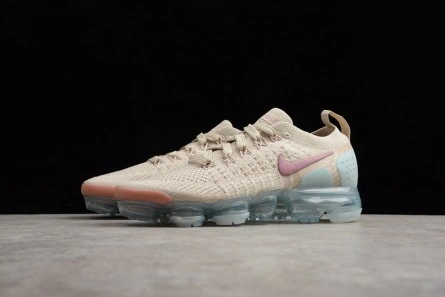 1:1 copy Elegant 1688 Nike Air VaporMax Flyknit 2.0 Particle Beige Smokey Mauve  womens 942843-203