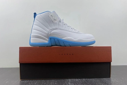 Elegant 3070 Jordan 12 Retro White University Blue (2004) (Women's)  308243-142