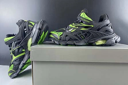 Mirror EyeCatching 1061 BALENCIAGA SNEAKER TESS.S.GOMMA 4.0 GREEN BLACK 570391 W2GN7 2013