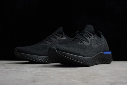 Economical EyeCatching 1915 NIKE EPIC REACT FLYKNIT BLACK RACER BLUE AQ0067-004