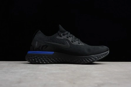 Economical EyeCatching 1915 NIKE EPIC REACT FLYKNIT BLACK RACER BLUE AQ0067-004