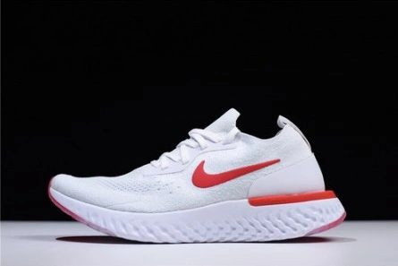 EyeCatching 3614 nike epic react flyknit white red AQ0067 800