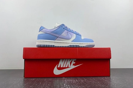 Fashionable 9255 Nike Dunk Low Blue Airbrush Canvas (Women's)  FN0323-400