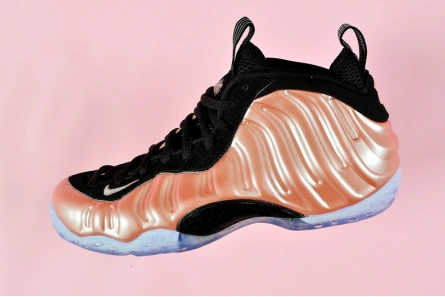 Functional 2176 NIKE AIR FOAMPOSITE ONE "RUST PINK" white  black 314966-602
