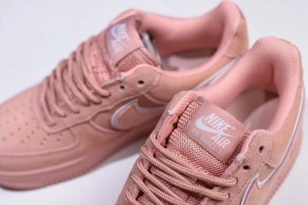 Low-cost Functional 7296 Nike  Air Force 1 07 Suede Women Lifestyle Shoe Pink AA1117-601