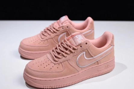 Low-cost Functional 7296 Nike  Air Force 1 07 Suede Women Lifestyle Shoe Pink AA1117-601
