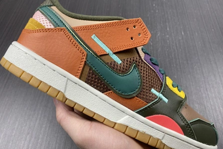 Designer inspired Functional 8646 Nike Dunk Low Scrap Archeo Brown DB0500-200