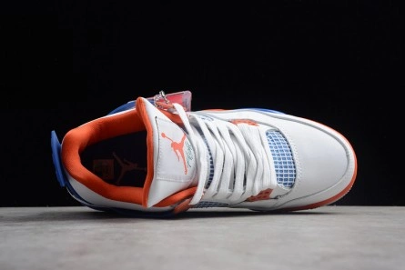 Replica GoAnywhere 1912 Air Jordan 4 White Bright Crimson-Royal Blue 308497-171