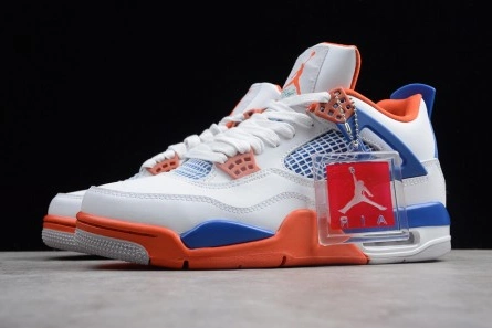 Replica GoAnywhere 1912 Air Jordan 4 White Bright Crimson-Royal Blue 308497-171