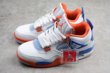 Replica GoAnywhere 1912 Air Jordan 4 White Bright Crimson-Royal Blue 308497-171