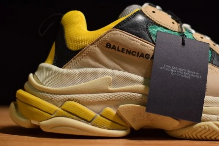 Economical GoAnywhere 5386 BALENCIAGA TRIPLE S W06E1-1000 BEIGE GREEN-YELLOW