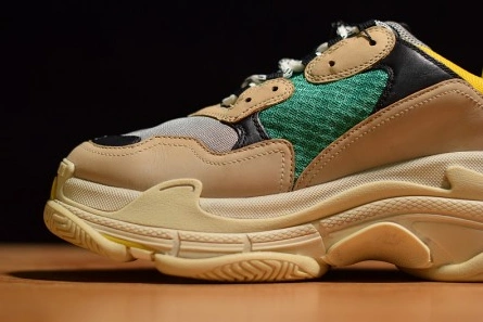Economical GoAnywhere 5386 BALENCIAGA TRIPLE S W06E1-1000 BEIGE GREEN-YELLOW