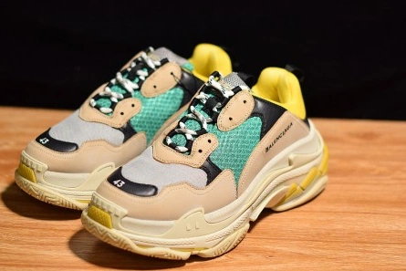 Economical GoAnywhere 5386 BALENCIAGA TRIPLE S W06E1-1000 BEIGE GREEN-YELLOW