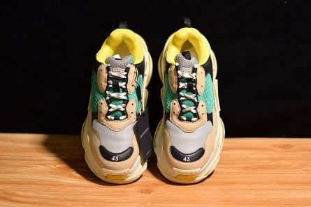 Economical GoAnywhere 5386 BALENCIAGA TRIPLE S W06E1-1000 BEIGE GREEN-YELLOW