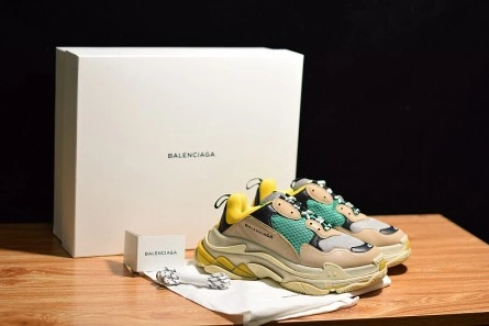 Economical GoAnywhere 5386 BALENCIAGA TRIPLE S W06E1-1000 BEIGE GREEN-YELLOW