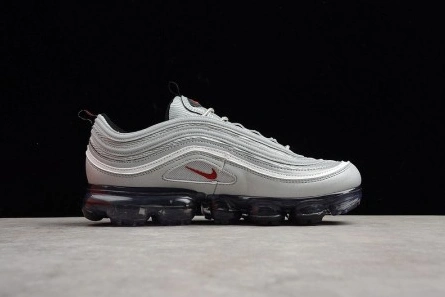 GoodFit 162 nike mens AIR VAPORMAX 97 "SILVER BULLET" metallic silver varsity red AJ7291-002