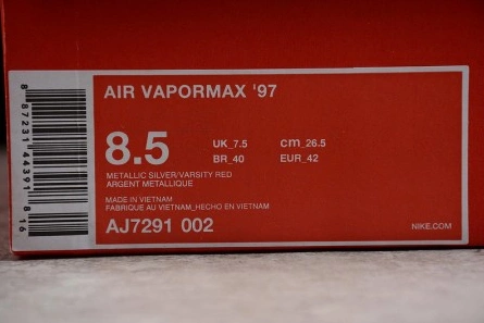 Parallel design GoodFit 162 nike mens AIR VAPORMAX 97 