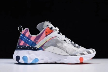 Low-cost GoodFit 8732 Parra x Nike React Element 87 White Multi-Color AQ3057-100
