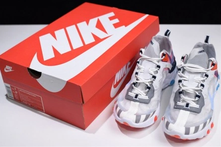Low-cost GoodFit 8732 Parra x Nike React Element 87 White Multi-Color AQ3057-100