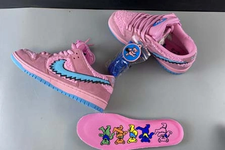 Replica Grateful Dead x Nike SB Dunk Low Pink CJ5378-600 Vibrant 6286