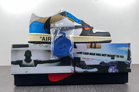 Premium replica HighQuality 1531 OFF-WHITE x Air Jordan 1 CZ0790-108